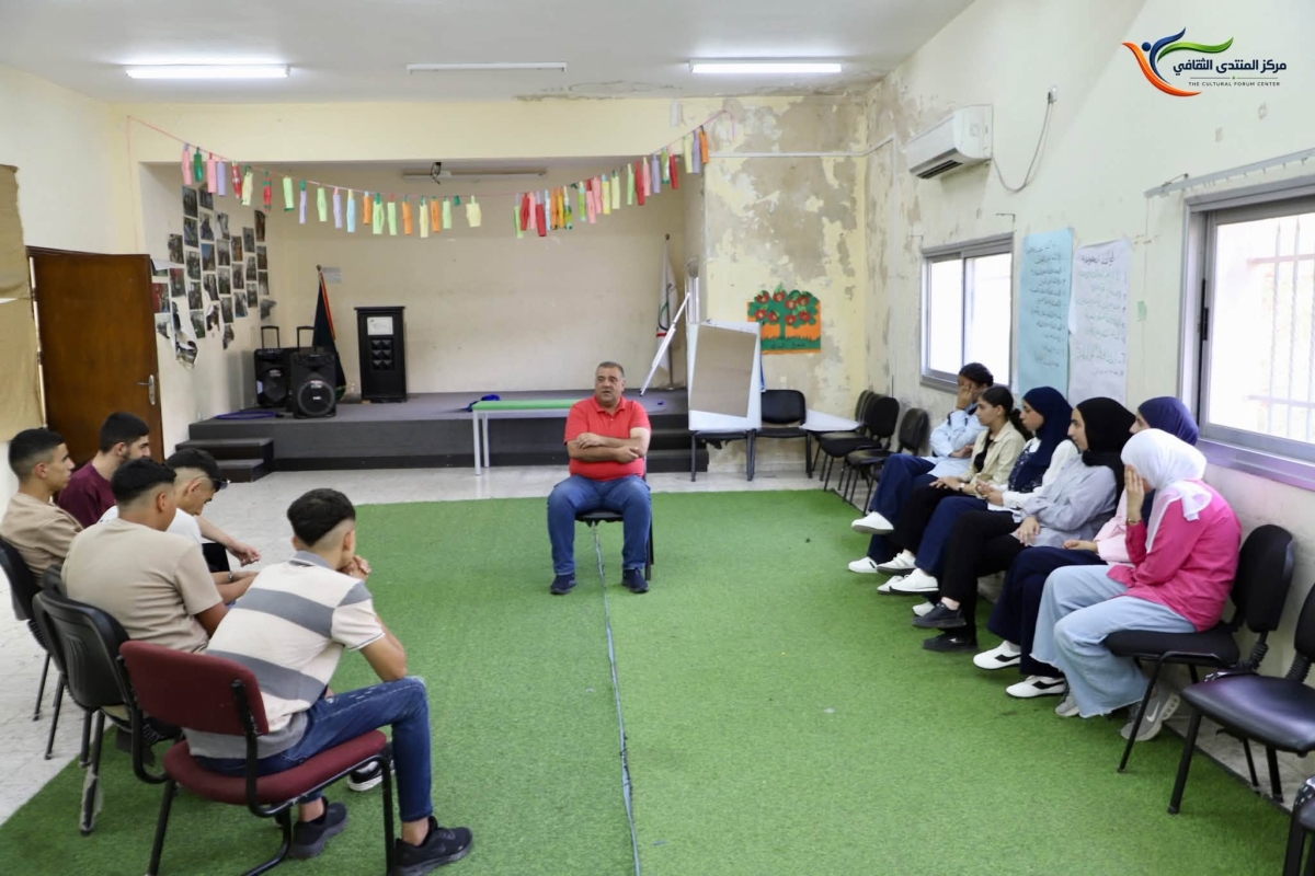 اللقاء الأول لمجموعة المسرح في مركز المنتدى الثقافي