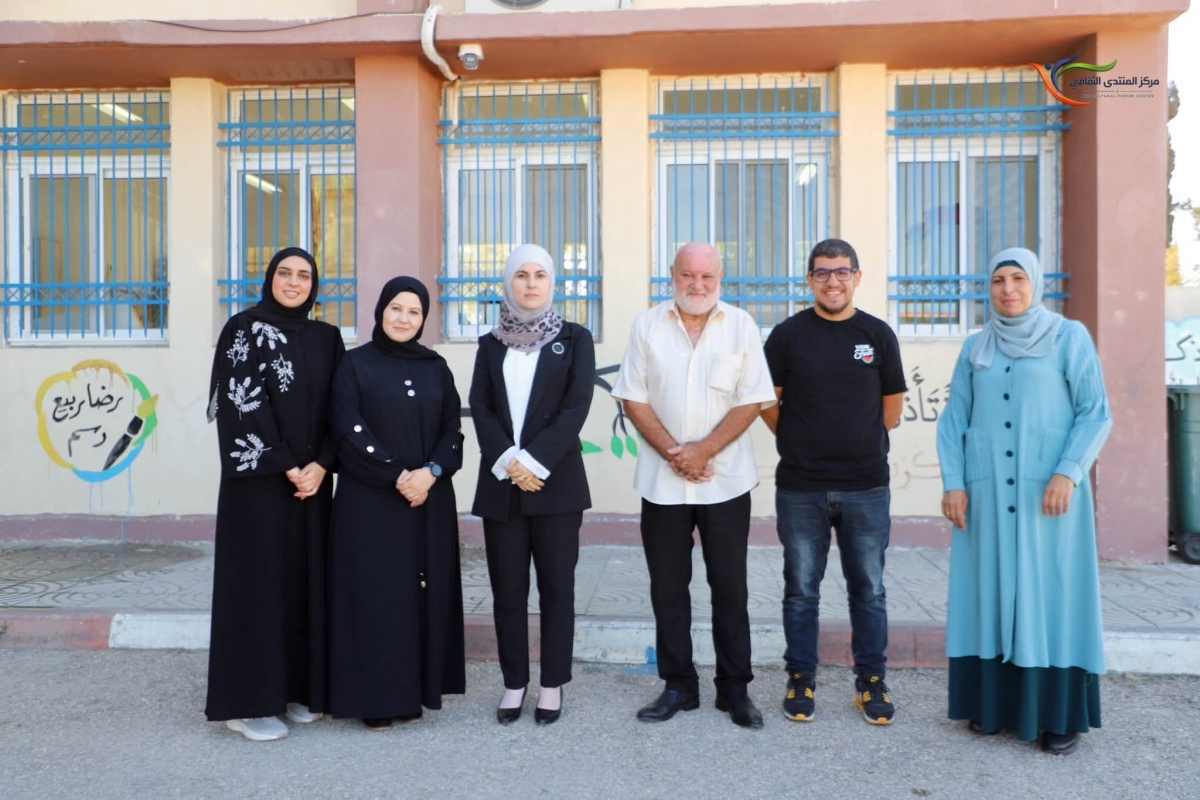 مركز المنتدى الثقافي يزور مدارس ورياض أطفال بيت عنان