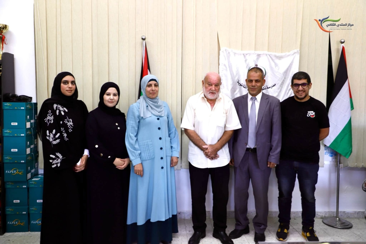 مركز المنتدى الثقافي يزور مدارس ورياض أطفال بيت عنان