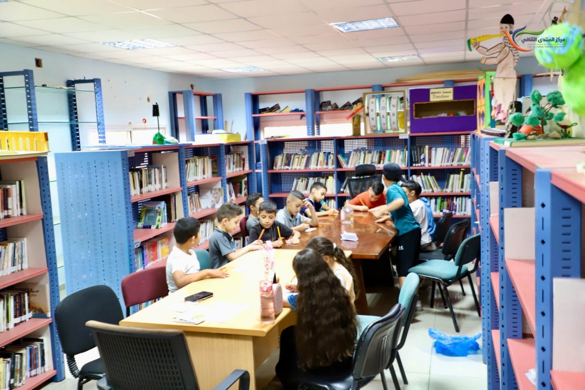 The Cultural Forum Center, in partnership with the Palestinian Vision Foundation, conducted educational activities as part of the “Education in the West Bank” project, targeting students from grades 2 to 5. The activities included reviewing Arabic le